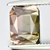 Bi Color Tourmaline 2.59 Ct Octagon Shape 7.7 x 5.8 Mm Natural Gemstone Unheated
