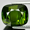 Green Tourmaline 9.28 Ct. Clean Cushion Shape 12.3 x 10.3 Mm. Natural Gemstone
