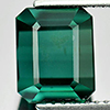 Bluish Green Tourmaline 3.09 Ct. Clean Octagon 8.6 x 6.9 Mm. Natural Gemstone