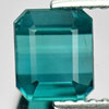 Tourmaline Greenish Blue 1.35 Ct. Octagon 6.5 x 5.5 Mm. Natural Gem Unheated