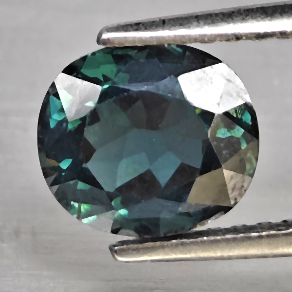 Natural Green Blue Tourmaline Gemstones 1.52 Ct. Octagon Shape 7.4 x 6.7 Mm.