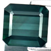 Blue Green Tourmaline 3.98 Ct. VVS Octagon 8.7 x 8.2 Mm. Natural Gem Unheated