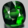 Green Tourmaline 9.84 Ct Clean Cushion Shape 12.9 x 11.9 Mm Natural Gem Unheated