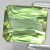 Unheated 2.69 Ct. Octagon Shape Natural Yellowish Green Tourmaline