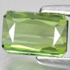 Unheated 1.27 Ct. Natural Green Tourmaline Gemstone Octagon Shape