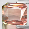 Bi Color Tourmaline 4.57 Ct. Octagon 8.7 x 7.6 Mm. Natural Gemstone Unheated