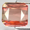 Orangish Pink Tourmaline 2.28 Ct. Octagon 7.2 x 6.7 Mm Natural Gemstone Unheated