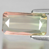 Bi Color Tourmaline 2.15 Ct. Octagon Shape 10.4 x 5.4 Mm. Natural Gem Unheated