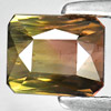 Octagon Shape 6.4 x 5.3Mm.Natural Gemstone Bi Color Tourmaline 1.43 Ct. Unheated