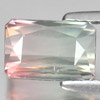 Bi Color Tourmaline 2.50 Ct. Octagon 8.5 x 5.6 Mm. Natural Gemstone Unheated