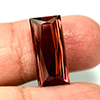 Orangish Pink Tourmaline 7.40 Ct Clean Baguette 17 x 7.8 Mm Natural Gem Unheated