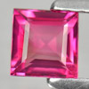 Pink Tourmaline 0.63 Ct. VVS Square Shape 4.8 Mm. Natural Gemstone Unheated