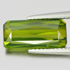 Green Tourmaline 4.46 Ct VVS Octagon 13.4 x 6.3 Mm Natural Gemstone From Nigeria