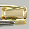 Yellow Tourmaline 1.86 Ct. VVS Octagon Shape 9 x 5 Mm. Natural Gemstone Unheated