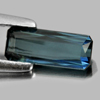 Blue Indicolite Tourmaline 0.68 Ct. VVS Octagon Shape 8.8 x 3.5 Mm. Natural Gem Blue Indicolite Tourmaline 0.68 Ct. VVS Octagon Shape 8.8 x 3.5 Mm. Natural Gem