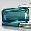 Blue Indicolite Tourmaline 0.83 Ct. VVS Octagon 7.3 x 4 Mm. Natural Gem Unheated Blue Indicolite Tourmaline 0.83 Ct. VVS Octagon 7.3 x 4 Mm. Natural Gem Unheated