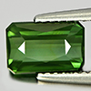 Green Tourmaline 1.31 Ct. VVS Octagon 8.4 x 5.6 Mm. Natural Gem Unheated Nigeria