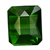 Green Tourmaline 2.01 Ct. VVS Octagon 7.6 x 6.4 Mm. Natural Gemstone Unheated