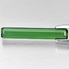 Green Tourmaline 1.45 Ct. Clean Octagon Shape 21 x 3.6 Mm. Natural Gem Unheated