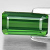 Green Tourmaline 1.08 Ct. Octagon Shape 8.1 x 4.1 Mm. Natural Gem Unheated