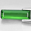 Green Tourmaline 1.39 Ct. Octagon Shape 12.3 x 4.2 Mm. Natural Gemstone Nigeria