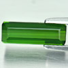 Green Tourmaline 1.58 Ct. Octagon Shape 12.1 x 4.2 Mm. Natural Gem Unheated