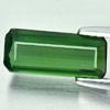 Green Tourmaline 1.52 Ct. Octagon Shape 11.8 x 5.1 Mm. Natural Gem From Nigeria