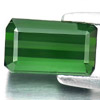 Green Tourmaline 1.77 Ct. Octagon Shape 8.7 x 5.2 Mm. Natural Gemstone Unheated