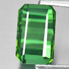 Green Tourmaline Octagon Shape 8.6 x 5.5 Mm. 2.00 Ct. Natural Gem Unheated