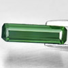 Green Tourmaline 1.00 Ct. VVS Octagon 11.7 x 3.3 Mm. Natural Gemstone Nigeria