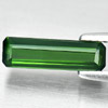 Green Tourmaline Octagon Shape 12.5 x 3.7 Mm. 1.12 Ct. Natural Gemstone Unheated