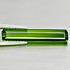 Green Tourmaline 2.12 Ct. Clean Octagon Shape 19.6 x 3.8 Mm. Natural Gem Nigeria