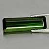 Green Tourmaline 2.26 Ct. Octagon 13.8 x 4.4 Mm. Natural Gem Nigeria Unheated