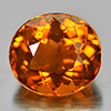 Orange Tourmaline 1.19 Ct. Oval Shape 6.8 x 6.1 Mm. Natural Gemstone Unheated