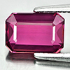 Pink Tourmaline 1.22 Ct. VVS Octagon Shape 7.8 x 5.4 Mm. Natural Gem Unheated