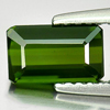 Green Tourmaline 1.10 Ct. VVS Octagon 7.6 x 4.7 Mm. Natural Gem Nigeria Unheated