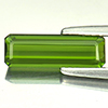 Green Tourmaline 1.53 Ct. VVS Octagon 12.8 x 4.2 Mm. Natural Gemstone Nigeria