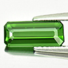 Green Tourmaline 1.47 Ct. Octagon Shape 10.5 x 4.5 Mm3 Natural Gem Unheated
