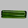 Green Tourmaline 1.82 Ct Octagon 15.4 x 3.7 Mm Natural Gemstone Unheated Nigeria