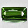 Green Tourmaline 1.37 Ct. Octagon Shape 9.4 x 4.4 Mm. Natural Gem Unheated