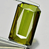Greenish Yellow Tourmaline 2.84 Ct. Octagon Shape 11 x 6.5 Mm. Natural Gemstone