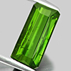 Green Tourmaline 1.32 Ct. Octagon Shape 9.8 x 4.6 Mm. Natural Gem Unheated