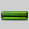 Green Tourmaline 1.79 Ct. Octagon Shape 13.7 x 4.1 Mm. Natural Gem Unheated