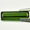 Green Tourmaline 1.18 Ct. Octagon 12.6 x 3.2 Mm. Natural Gem Unheated Nigeria