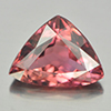 Orangish Pink Tourmaline 1.02 Ct Trilliant 6.1 x 5.8 Mm Natural Gem From Nigeria
