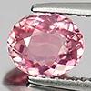 Pink Tourmaline 1.35 Ct. VVS Oval Shape 7.4 x 6.2 Mm. Natural Gemstone Nigeria