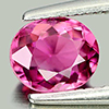 Pink Tourmaline 0.69 Ct. Oval 6.2 x 5.2 Mm. Natural Gemstone Nigeria Unheated