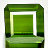 Green Tourmaline 2.20 Ct. Octagon Shape 6.4 x 6.3 Mm. Natural Gem From Nigeria