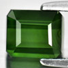 Green Tourmaline 2.09 Ct. Octagon Shape 6.8 x 5.6 Mm. Natural Gemstone Unheated