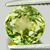 Yellowish Green Tourmaline 0.86 Ct. Round 5.6 Mm. Natural Gem Unheated Nigeria